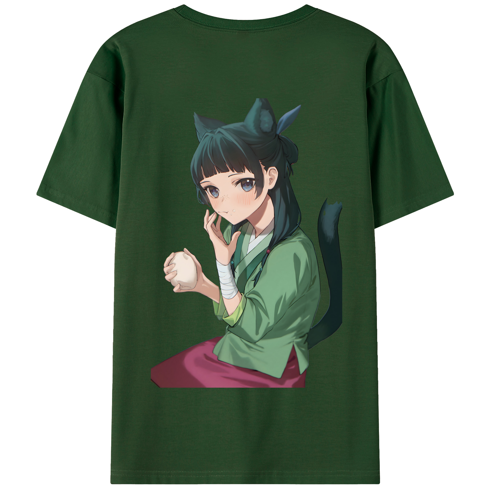 （画像用） 薬屋のひとりごと The Apothecary Diaries 綿100％半袖Tシャツ（背面プリント）
